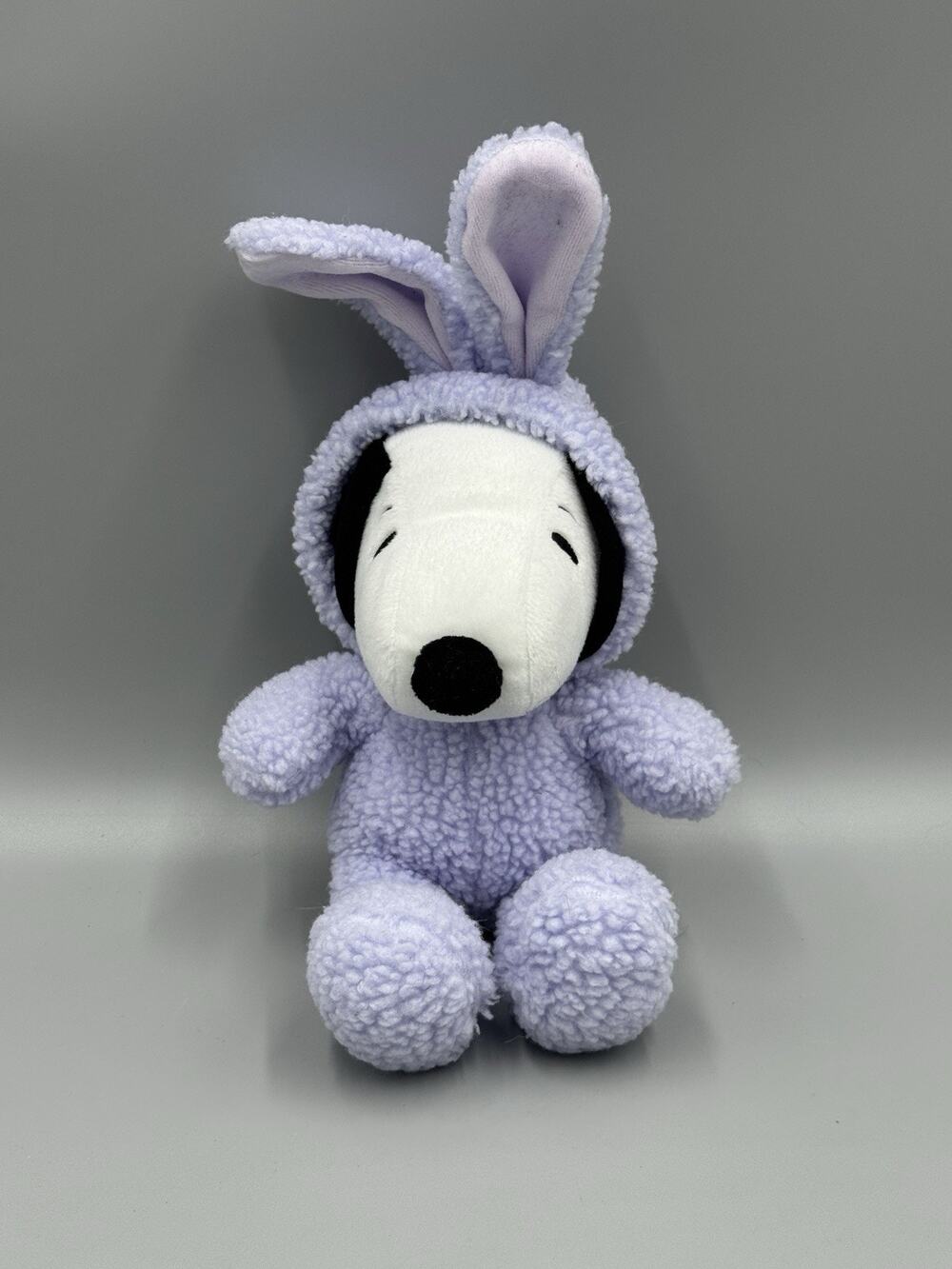Hallmark Snoopy In Purple Bunny Rabbit Costume 10 Inch Stuffed Animal